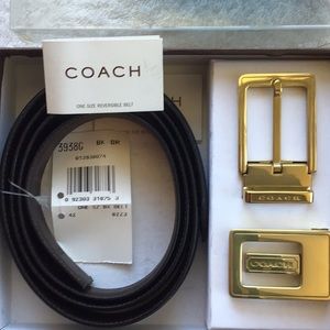 Coach Men’s Reversible Leather Belt.